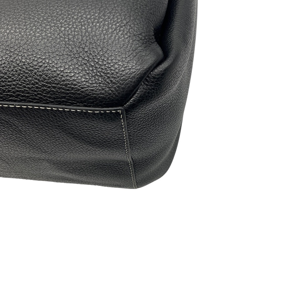 TOTEME BLACK GRAINED LEATHER BELT HOBO BAG - Picture 11 of 13